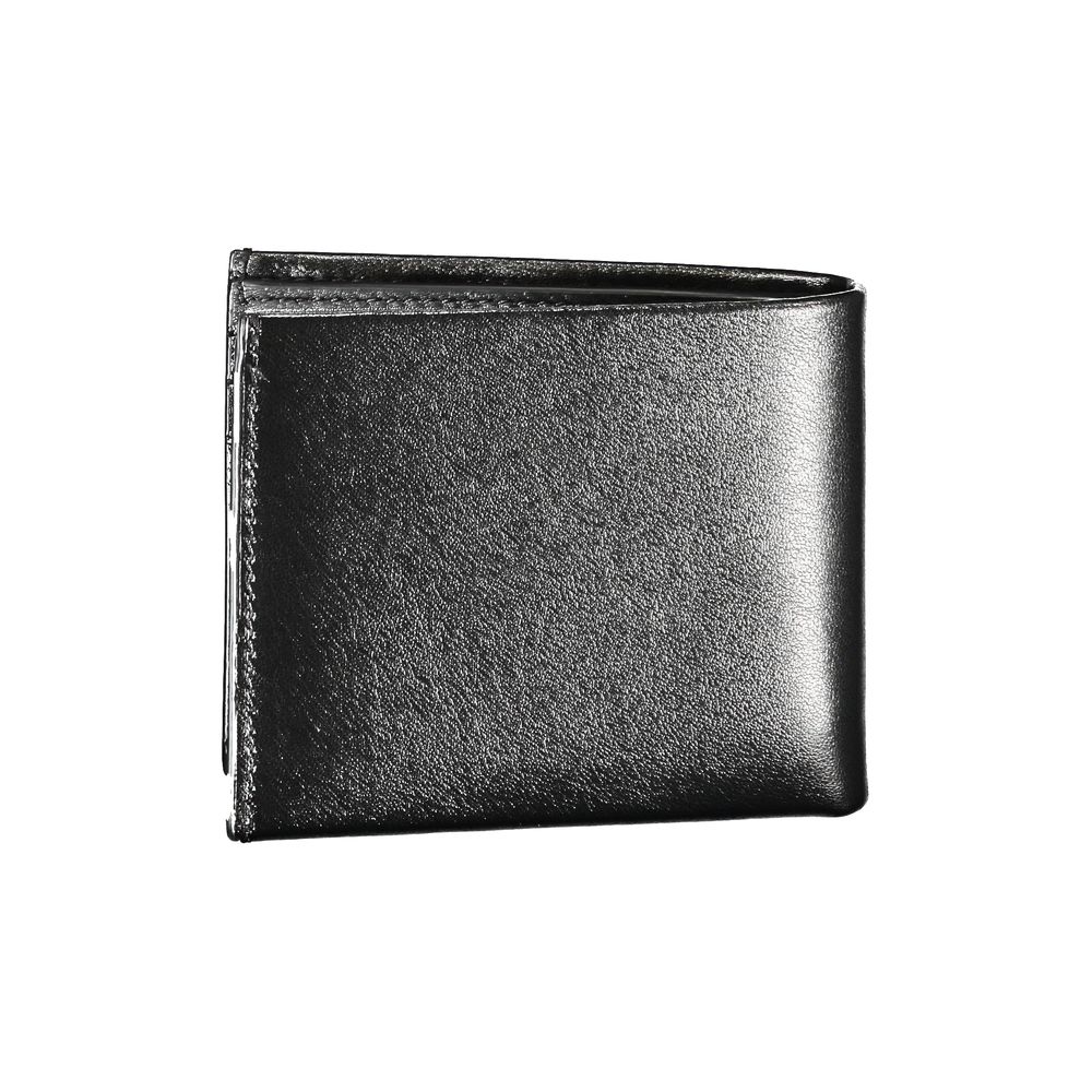Calvin Klein Black Leather Wallet - Sophisticated Minimalist Design