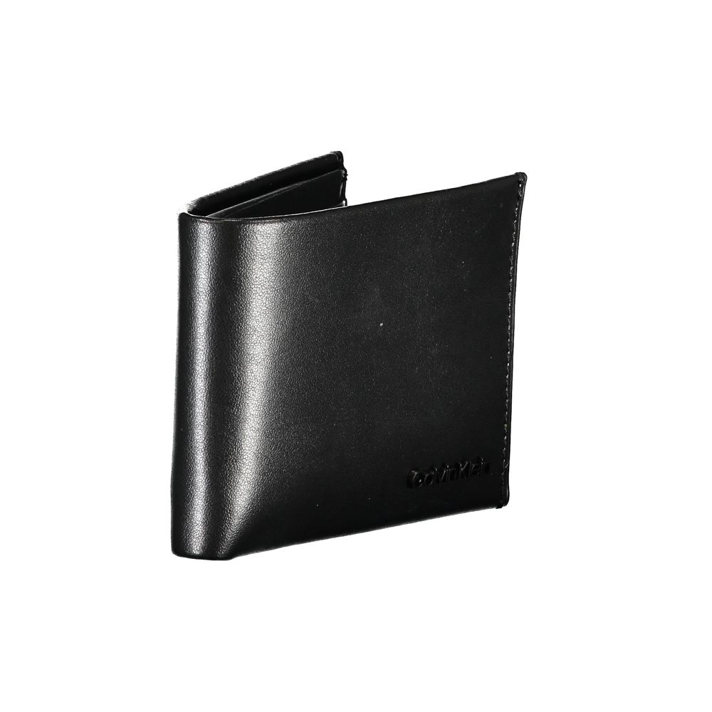 Calvin Klein Black Leather Wallet - Sophisticated Minimalist Design