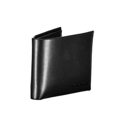 Calvin Klein Black Leather Wallet - Sophisticated Minimalist Design