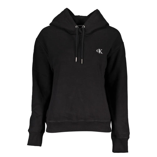 Calvin Klein Black Cotton Hoodie