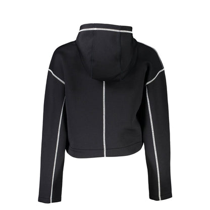 Calvin Klein Black Polyester Hoodie Sweater