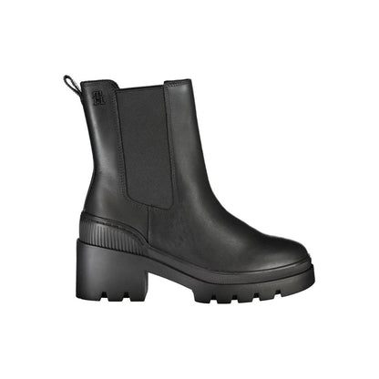 Tommy Hilfiger Side Elastic Black Boot