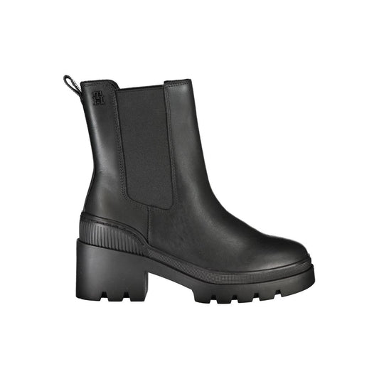 Tommy Hilfiger Side Elastic Black Boot