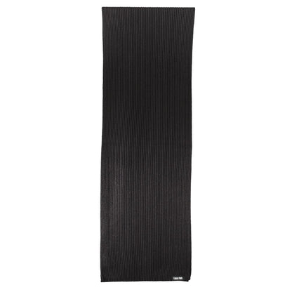 Calvin Klein Black Cotton Scarf - Modern Minimalism
