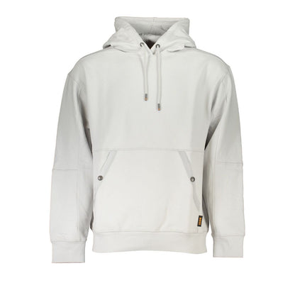 Hugo Boss Gray Cotton Sweater with Hood