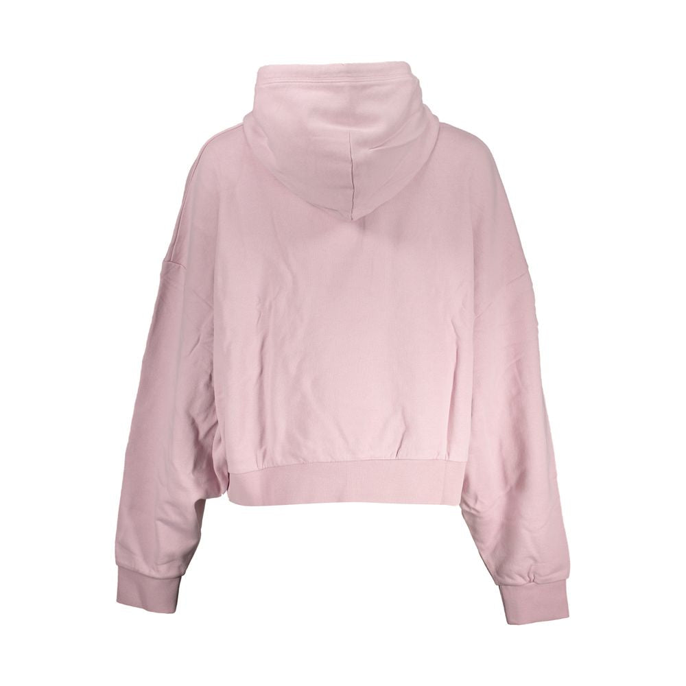 Napapijri Pink Cotton Hoodie