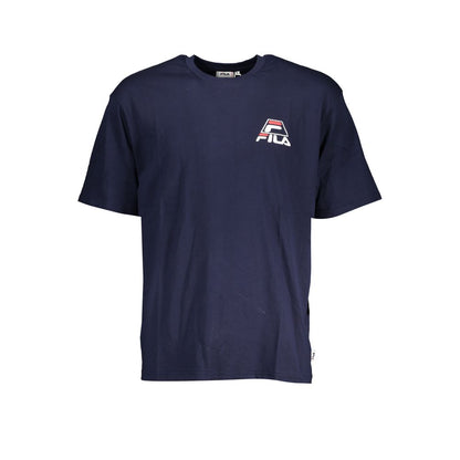 Fila Blue Cotton T-Shirt - Perfect for Everyday Wear