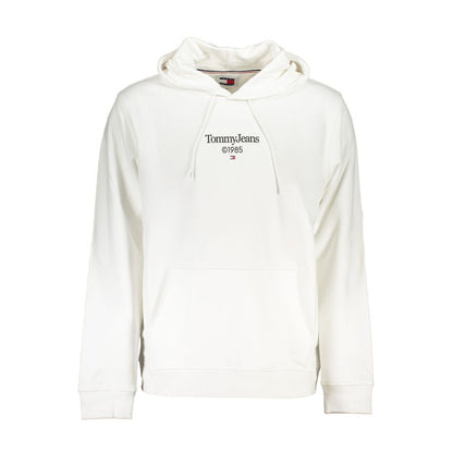 Tommy Hilfiger White Cotton Hoodie Sweatshirt