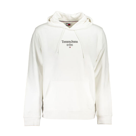 Tommy Hilfiger White Cotton Hoodie Sweatshirt