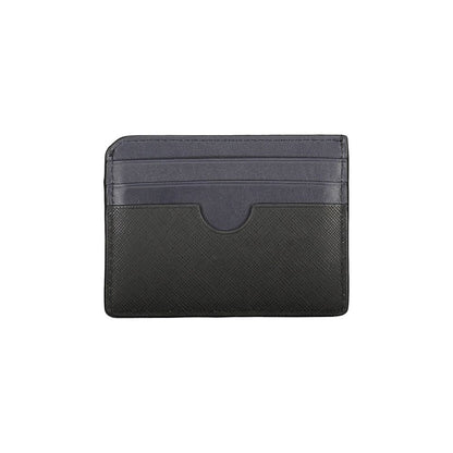 Tommy Hilfiger Black Leather Wallet with Contrast Details