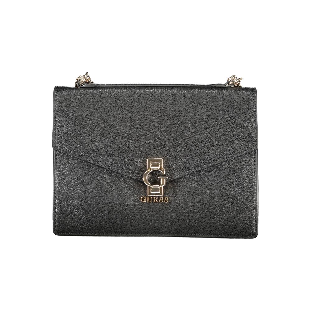 Guess Jeans Black Polyethylene Handbag - Jorah Bag
