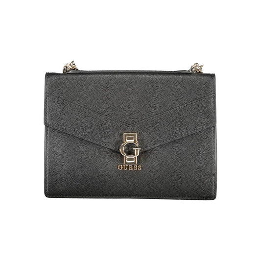 Guess Jeans Black Polyethylene Handbag - Jorah Bag