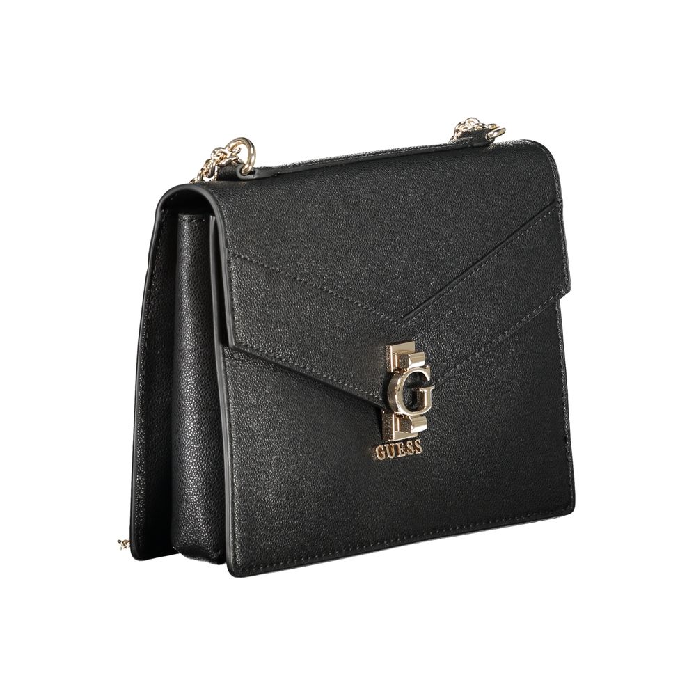 Guess Jeans Black Polyethylene Handbag - Jorah Bag