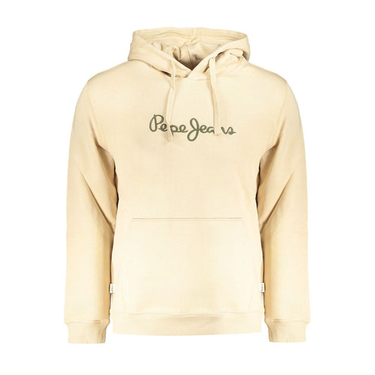 Pepe Jeans Beige Organic Cotton Hoodie