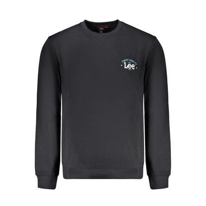 Lee Black Cotton Sweater - Stylish Comfort for Everyday Wear