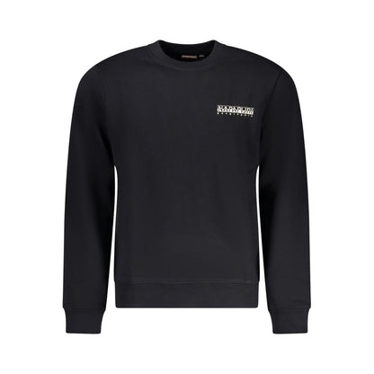 Napapijri Black Cotton Sweater - Essential Urban Comfort