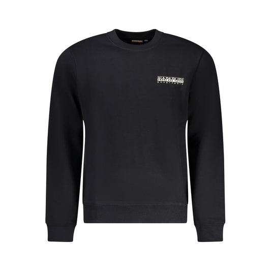 Napapijri Black Cotton Sweater - Essential Urban Comfort