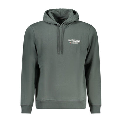 Napapijri Green Cotton Sweater - Long Sleeve Hoodie