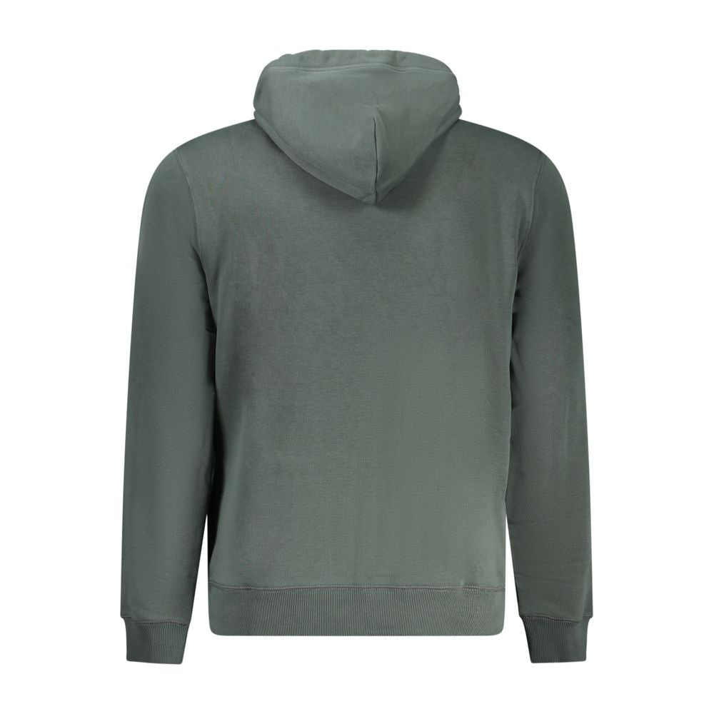 Napapijri Green Cotton Sweater - Long Sleeve Hoodie