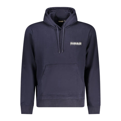 Napapijri Blue Cotton Hoodie