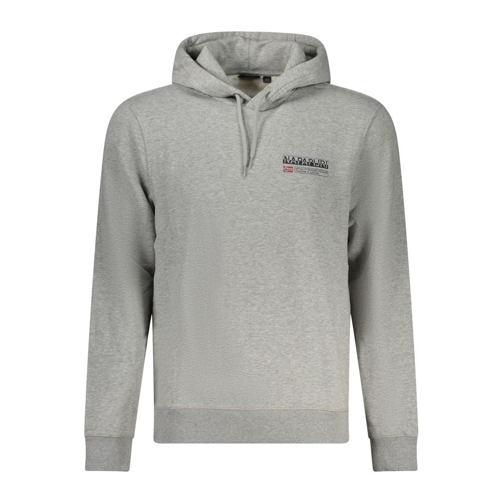 Napapijri Gray Cotton Hoodie