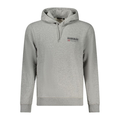 Napapijri Gray Cotton Hoodie