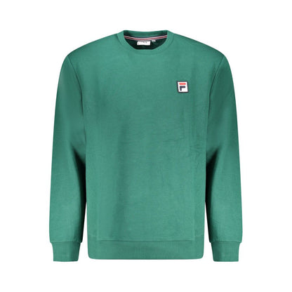 Fila Green Cotton Sweater - Stylish Comfort for Everyday Wear