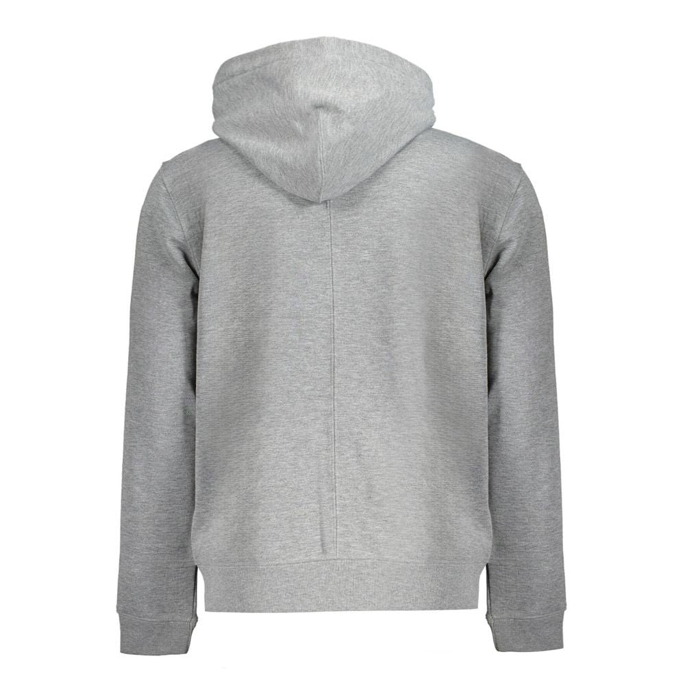 Calvin Klein Gray Polyester Long Sleeve Hoodie