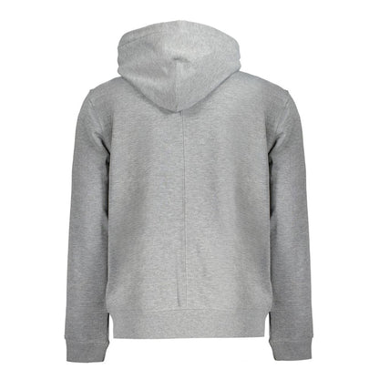 Calvin Klein Gray Polyester Long Sleeve Hoodie