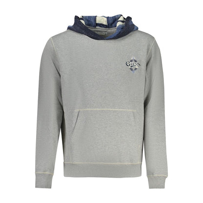 Guess Jeans Gray Cotton Sweater - Stylish Comfort Redefined