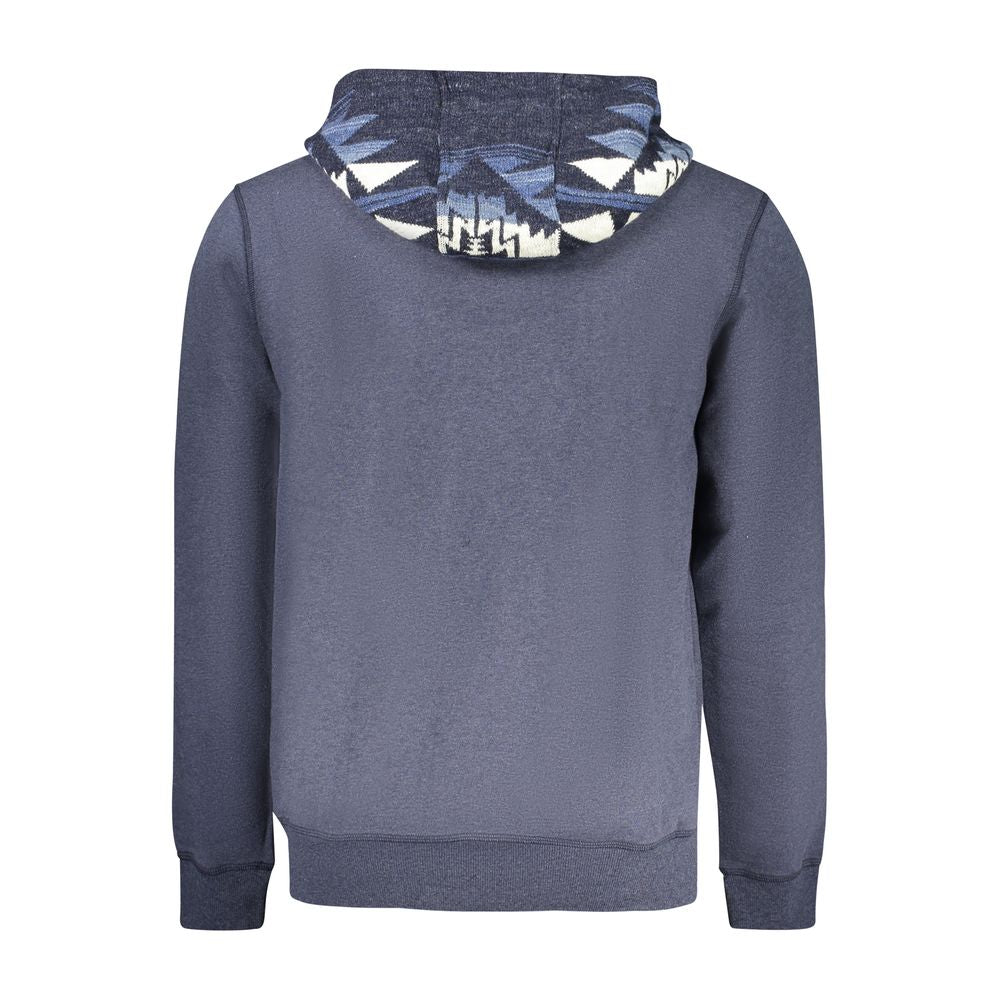 Guess Jeans Blue Cotton Sweater - Stylish Comfort Meets Modern Design