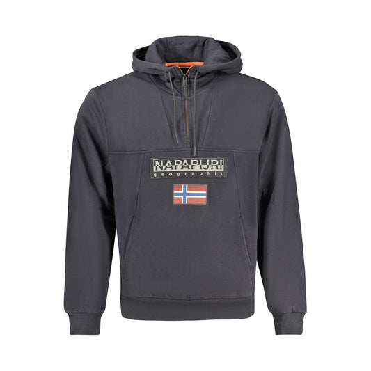 Napapijri Black Cotton Hoodie