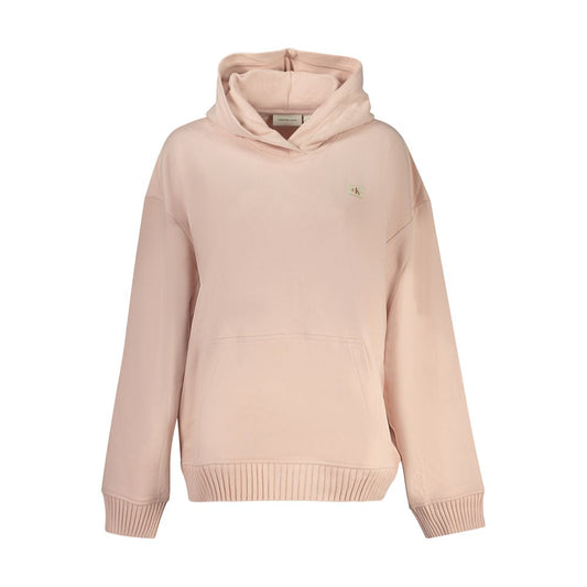 Calvin Klein Pink Cotton Hoodie