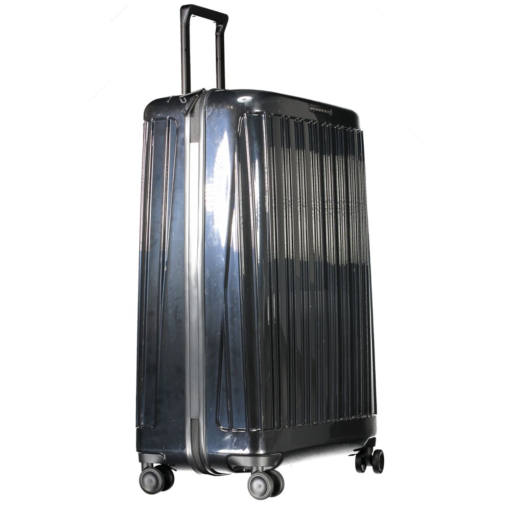 Piquadro Black Polycarbonate Large Trolley