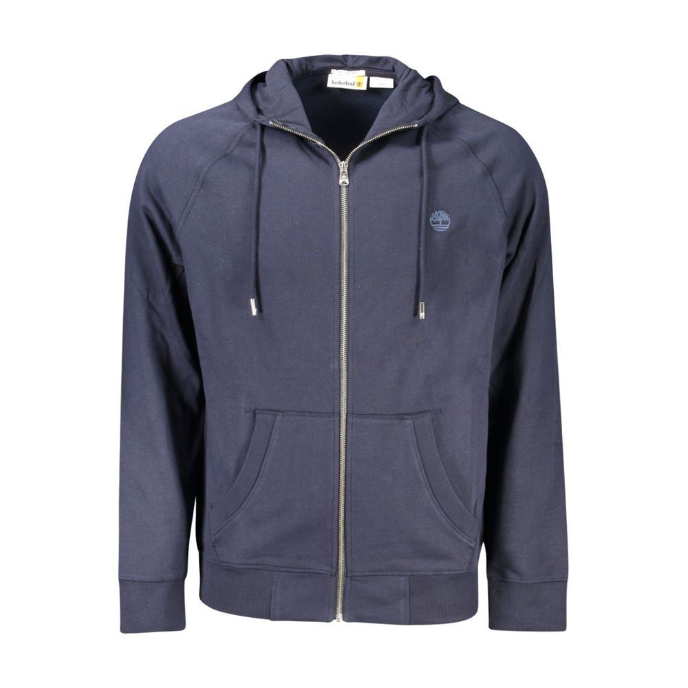 Timberland Blue Cotton Sweater for Effortless Style