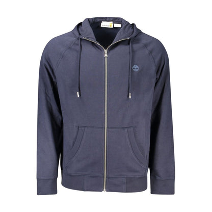 Timberland Blue Cotton Sweater for Effortless Style
