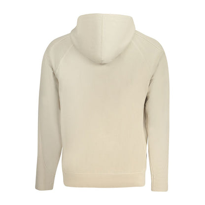 Hugo Boss Beige Cotton Sweater - Modern Hooded Design