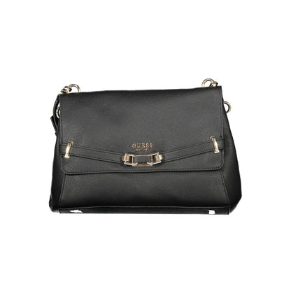 Guess Jeans Black Polyethylene Handbag - SILVYE BAG