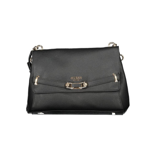Guess Jeans Black Polyethylene Handbag - SILVYE BAG
