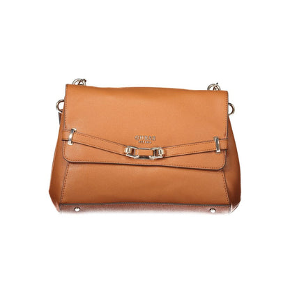 Guess Jeans Brown Polyethylene Handbag - Silvye Bag
