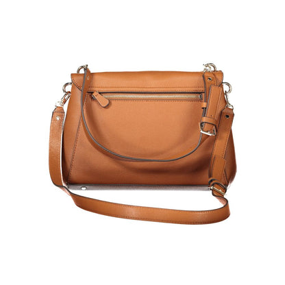 Guess Jeans Brown Polyethylene Handbag - Silvye Bag