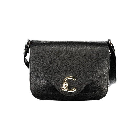 Coccinelle Black Leather Handbag: The C-Me Bag