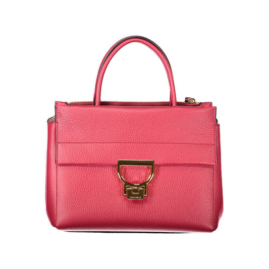 Coccinelle Red Leather Handbag - Arlettis Bag