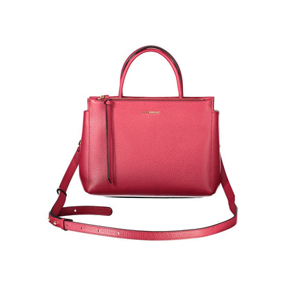 Coccinelle Red Leather Handbag - Arlettis Bag