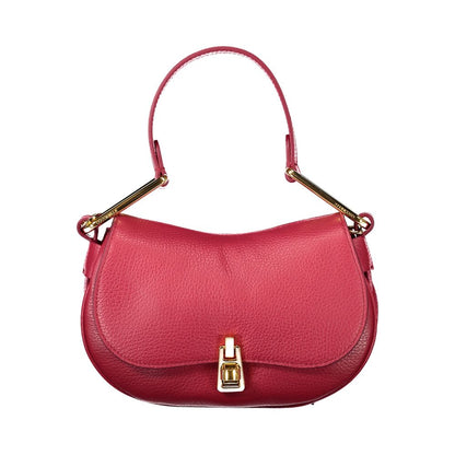Coccinelle Red Leather Handbag - Magie Soft Bag