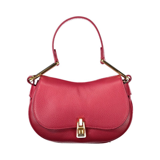 Coccinelle Red Leather Handbag - Magie Soft Bag