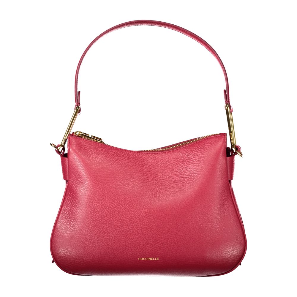 Coccinelle Red Leather Handbag - Magie Soft Bag