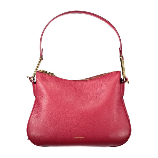 Coccinelle Red Leather Handbag - Magie Soft Bag