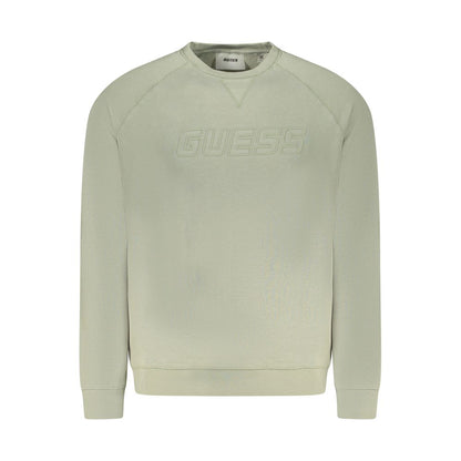 Guess Jeans Green Cotton Sweater - Stylish Comfort for Every Occasion