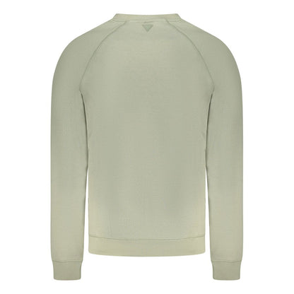 Guess Jeans Green Cotton Sweater - Stylish Comfort for Every Occasion